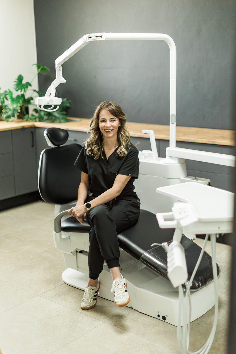 A treatment room at the practice.